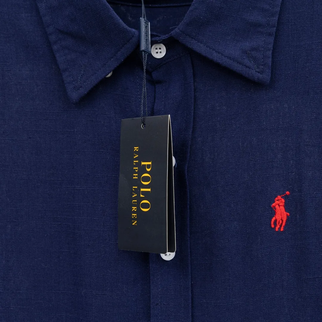 P280 top version (different currencies) You can scan the code to enter the official website Style: Ralph Lauren POLO linen old money style embroidered long shirt POLO Color: Picture color Size: S-L Fabric: Linen Accessories: A full set of customized accessories No gender distinction, the same style for men and women
